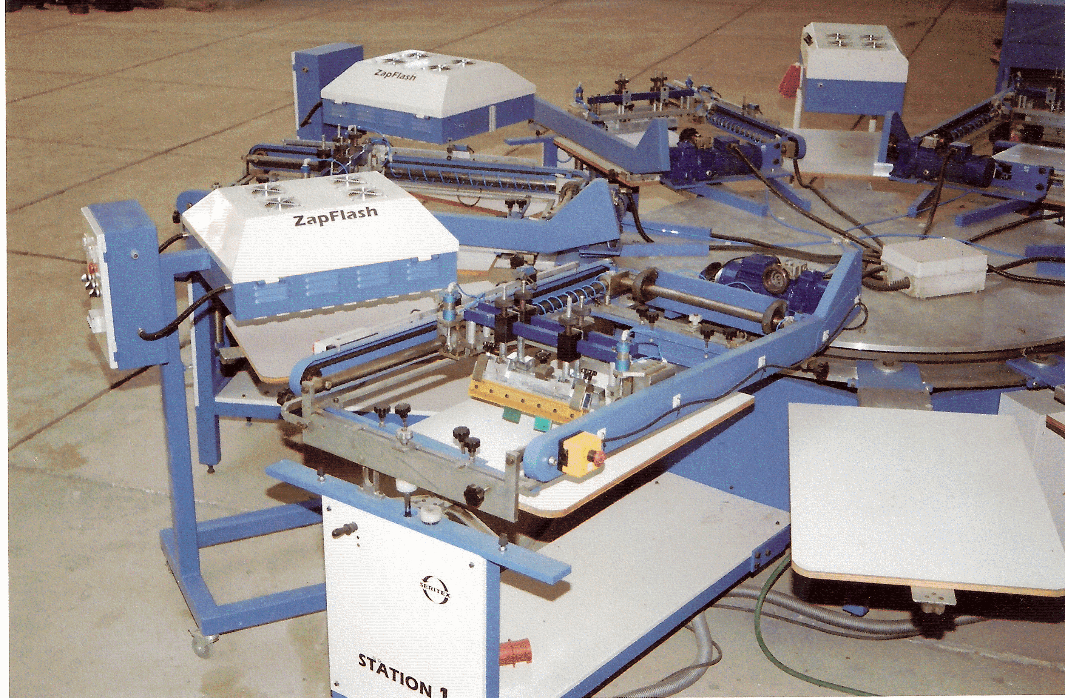 دستگاه چاپ سیلک اسکرین کاراسل