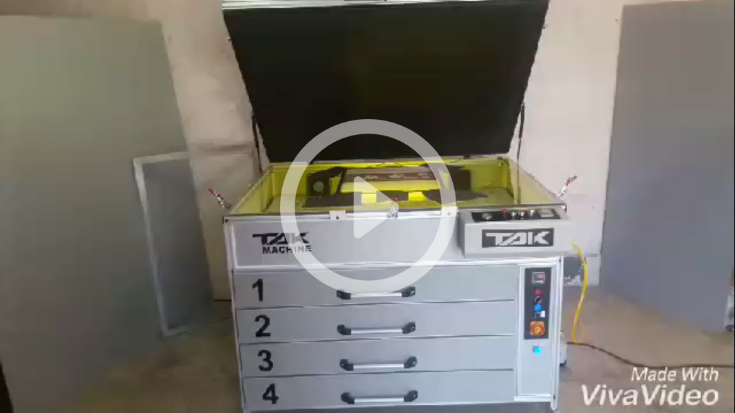 میز نور چاپ سیلک اسکرین